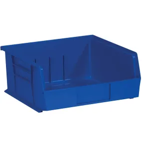 10 7/8 x 11 x 5" Blue Plastic Stack & Hang Bin Boxes