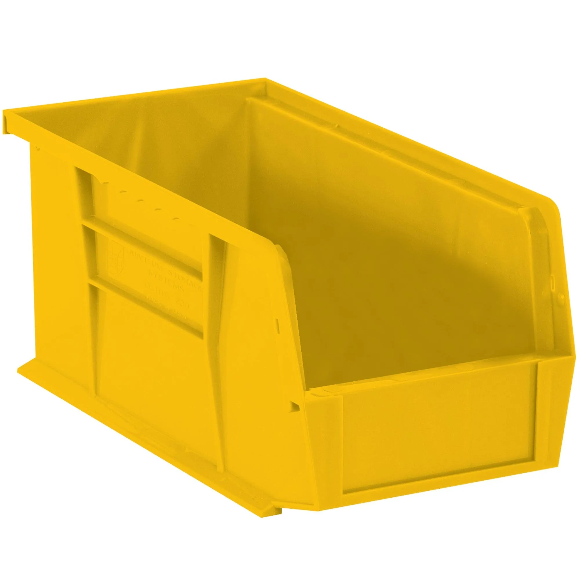 10 7/8 x 5 1/2 x 5" Yellow Plastic Stack & Hang Bin Boxes