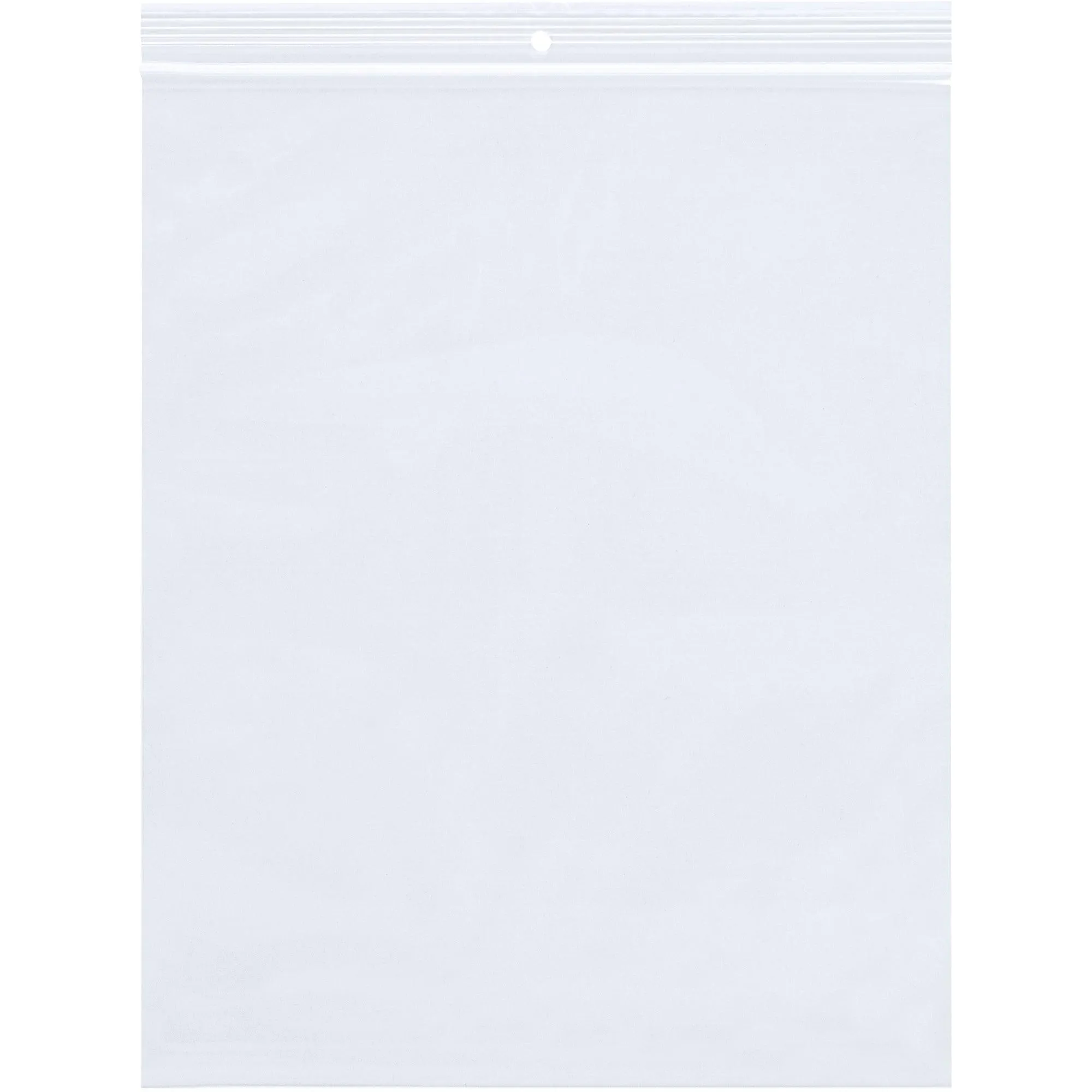 12 x 15" - 2 Mil Reclosable Poly Bags w/ Hang Hole