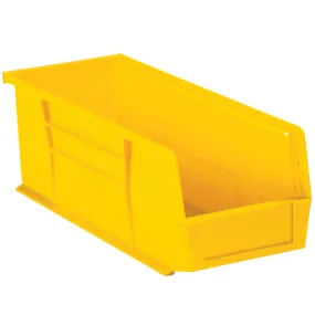 14 3/4 x 5 1/2 x 5" Yellow Plastic Stack & Hang Bin Boxes