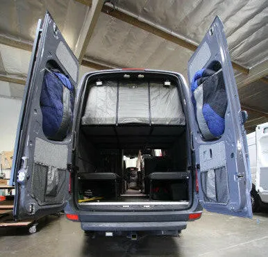 2007  SPRINTER VAN FABRIC - REAR DOOR FABRIC PARTITION WITH 18" CENTER- 45" OF FLOOR HEIGHT