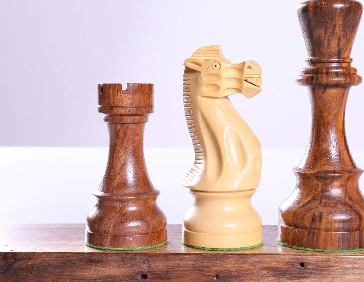 6" Rosewood Chessmen