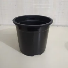 8" Flower Pot  Black Colour Sunrise Series (19.5 cm)