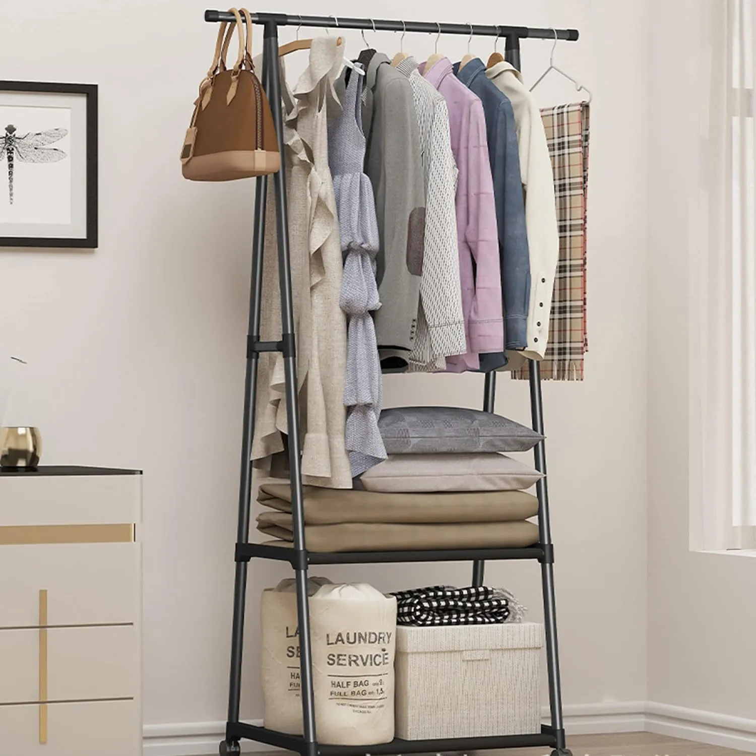 Multi-Function Triangle Coat Rack