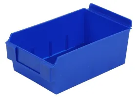 Plastic Slatwall Bins, Shelfbox 200, 8.75 x 5.5 x 3.37