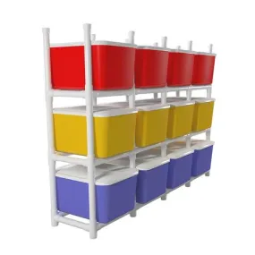 PVC Storage Bin Organizer Plan