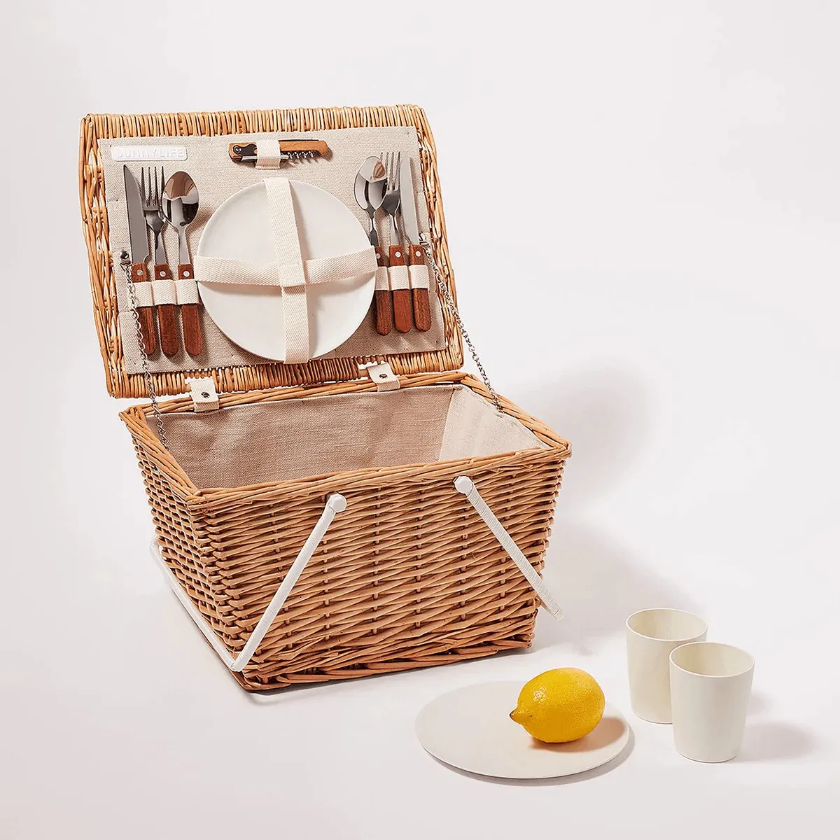 SUNNYLife Small Picnic Basket - Natural