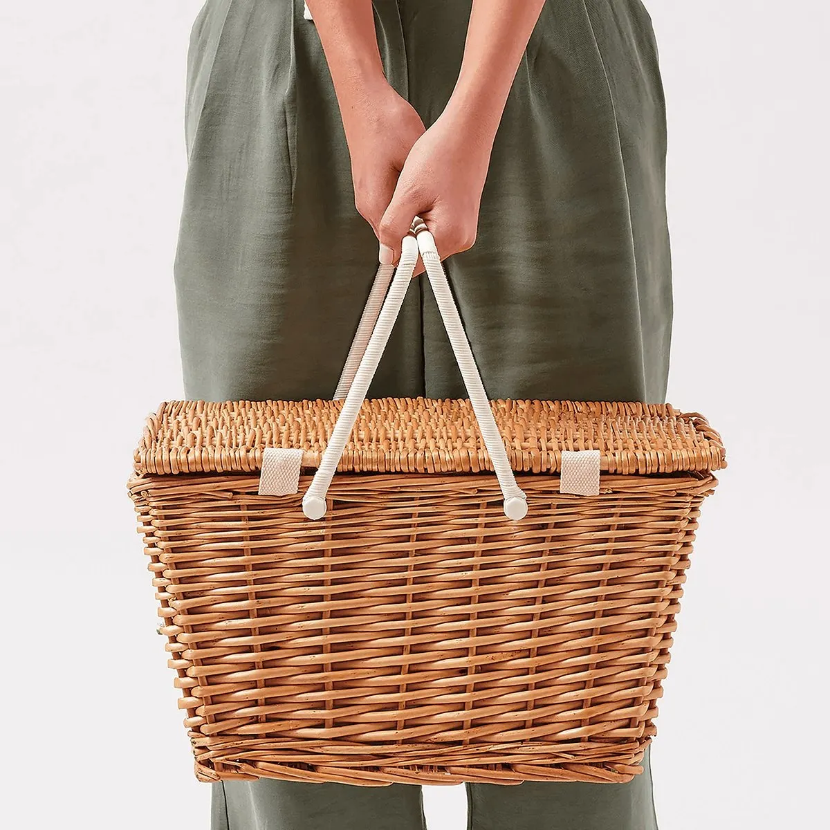 SUNNYLife Small Picnic Basket - Natural